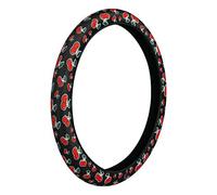 Skin-Cover, coprivolante elasticizzato in poliestere - Ciliegie - S - Ø 35/37...