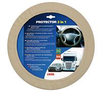 COPRIVOLANTE COPRISTERZO IN NEOPRENE PER AUTO CAMION FURGONI ELASTICIZZATO BEIGE