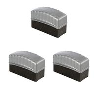 Lampa 37358 Spugnetta per Applicazione Lucida Pneumatici - 10.5x6x6 cm, nero, Pacco da 3