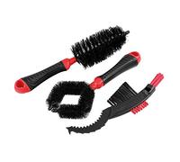 Set 3 spazzole per pulizia moto e ciclo