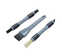 Kit 3 spazzole per pulizia interni auto
