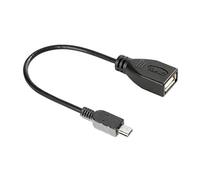 Lampa 38830 Cavo OTG USB > Mini USB - 20 cm - Nero