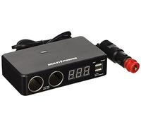 Multi-Power, 2 prese accendisigari + 2 USB e voltmetro, 12/24/36V