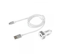 Kit presa USB auto con cavo 100cm USB-8 pin 12/24V per dispositivi Apple