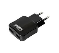 Caricabatteria da rete con 2 porte Usb - 2400 mA - 100/230V