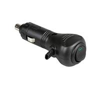 Spinotto per presa accendisigari con ingresso cavo laterale, 12/24V