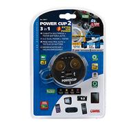 Power cup 2, multipresa con Usb e tester batteria, 12V