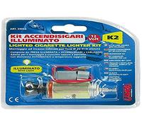 Kit accendisigari con presa illuminata 12V