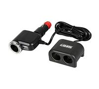 Sdoppiatore presa accendisigari con USB (1200 mA max) 12/24V Auto CAMION 3 IN 1