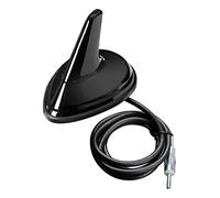 ANTENNA PER AUTO AM/FM UNIVERSALE DA TETTO PINNA SQUALO SOSTITUZIONE STELO NERA