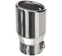 TERMINALE DI SCARICO MARMITTA PER AUTO CROMATO IN ACCIAIO SPORTIVO Ø 36-48 mm