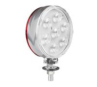 Luce ingombro 14 Led doppia funzione 12/24V diametro 105mm Rosso/Bianco