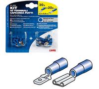 LD49 Kit 40 Terminali-Capicorda Piatti - Blu