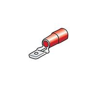 Lampa 45071 Set Capicorda Piatti Maschio, Rossi, 10 Pezzi