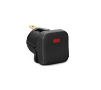 Lampa 45524 Interruttore con spia LED - 12/24V - Rosso - 10A