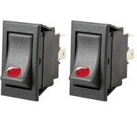 Lampa 45553 Interruttore con Spia a LED - 12/24V - 20A (Confezione da 2)