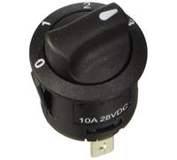INTERRUTTORE A ROTAZIONE A 4 POSIZIONI 12/24V 20A CABLAGGIO ON OFF LAMPA
