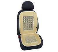 SCHIENALE COPRISEDILE PER AUTO CELLULOSA E LEGNO UNIVERSALE AVORIO ESTIVO FRESCO