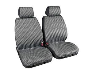 Lampa 54528 Cover-Tech Fabric, Coppia coprisedili Anteriori in Tessuto Tecnico - Grigio