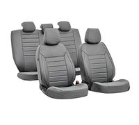 Luxury-Leatherette, set fodere coordinate in pelle sintetica - Grigio sedili aut