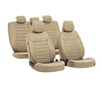 Luxury-Leatherette, set fodere coordinate in pelle sintetica - Beige sedili auto