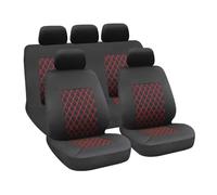 Hive, set fodere coordinate - Nero/Rosso sedili auto