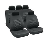 Set fodere coprisedili universali imbottiti auto Hive - Nero/Grigio