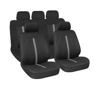 Set fodere coprisedili universali imbottiti auto Stinger - Nero/Grigio