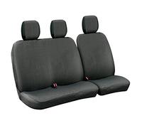 Set fodere coprisedili universali per furgone Dots-1 nero/grigio