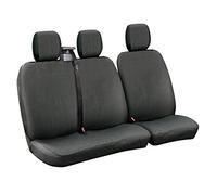 Lampa Set fodere coprisedili universali per furgone Dots-2 con avvolgicintura Jacquard Nero/Grigio