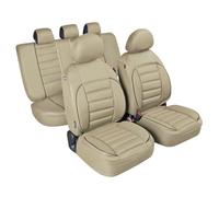 Set completo coprisedili fodere imbottiti De-Luxe Sport Edition BEIGE