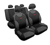 Kit completo coprisedili fodere auto universali cotone Drive Jeans. Grigio