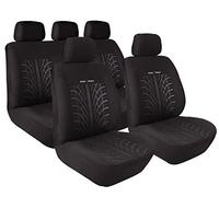 SET COPRISEDILE FODERE CORDINATE ANTERIORI + POSTERIORI PER AUTO NERE UNIVERSALI