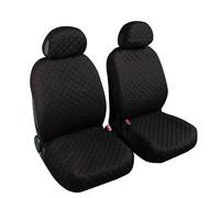 Biba, coppia coprisedili anteriori in cotone, universali - Nero