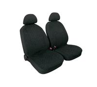 Miky, coppia coprisedili anteriori in microfibra, universali - Nero