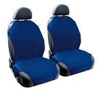 COPRISEDILE AUTO UNIVERSALE ELASTICIZZATI ANTERIORI COPPIA COPRI SEDILI BLU