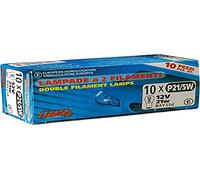 12V Lampada 2 filamenti - P21/5W - 21/5W - BAY15d - 10 pz - Scatola
