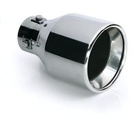 Lampa Terminale di scarico sportivo 60090 TS-36 Acciaio inossidabile Dritto Ø 36-42 mm