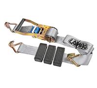 Nastro tensore con cricchetto per bisarca, gancio singolo - 3200 Kg - 5x250 cm