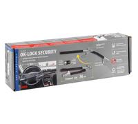 OK-LOCK SECURITY ASTA BLOCCASTERZO ANTIFURTO AUTO BLOCK BLOCCAVOLANTE LAMPA