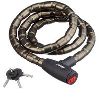 CATENA ANTIFURTO MOTO MOTORE BICI CAVO IN ACCIAIO PER MONOPATTINO 160CM Ø 24 mm