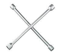 CHIAVE A CROCE SMOTA RUOTA EMERGENZA FORATURA GOMMA PERNI DADI PER AUTO CERCHI