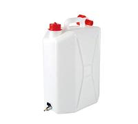 Tanica in polietilene con rubinetto in metallo - uso verticale - 15 L