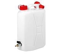 Tanica in polietilene con rubinetto in metallo - 10 L - Verticale