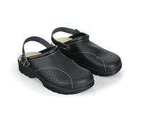 Ciabatte da lavoro in pelle traforata e suola in poliuretano antiscivolo