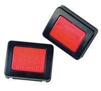 LAMPA 72388 Coppia Clip per cintura di sicurezza nero Rosso