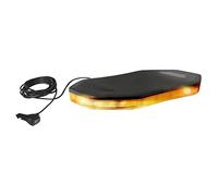 Barra lampeggiante arancio a 64 led, 10/30V - Base magnetica
