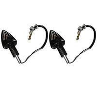 Coppia Frecce Moto Focal omologate indicatori di direzione 21 Nero