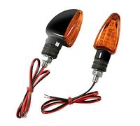 Coppia Frecce a led Moto Motore Omologate Lenti Arancio Indicatori Di Direzione