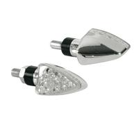 COPPIA FRECCE LED ARROW-2 LAMPA OMOLOGATE CROMO UNIVERSALI